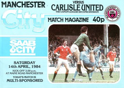 Manchester City v Carlisle United 1983/84